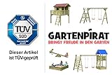 Gartenpirat Premium Spielturm S mit Schaukel und Sandkasten - 3