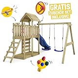 WICKEY Spielturm MultiFlyer mit Holzdach - 2